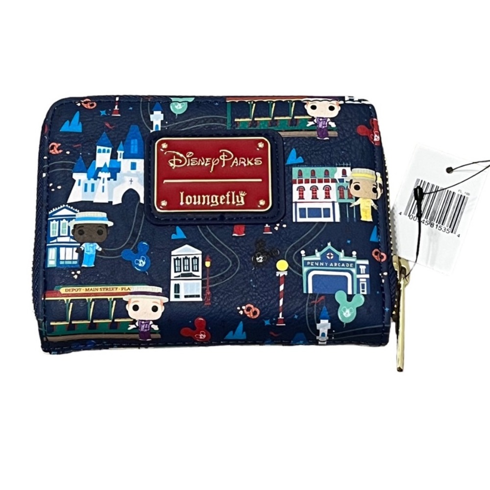 DISNEY PARKS LOUNGEFLY NWT DAPPER DAN MAIN STREET WALLET